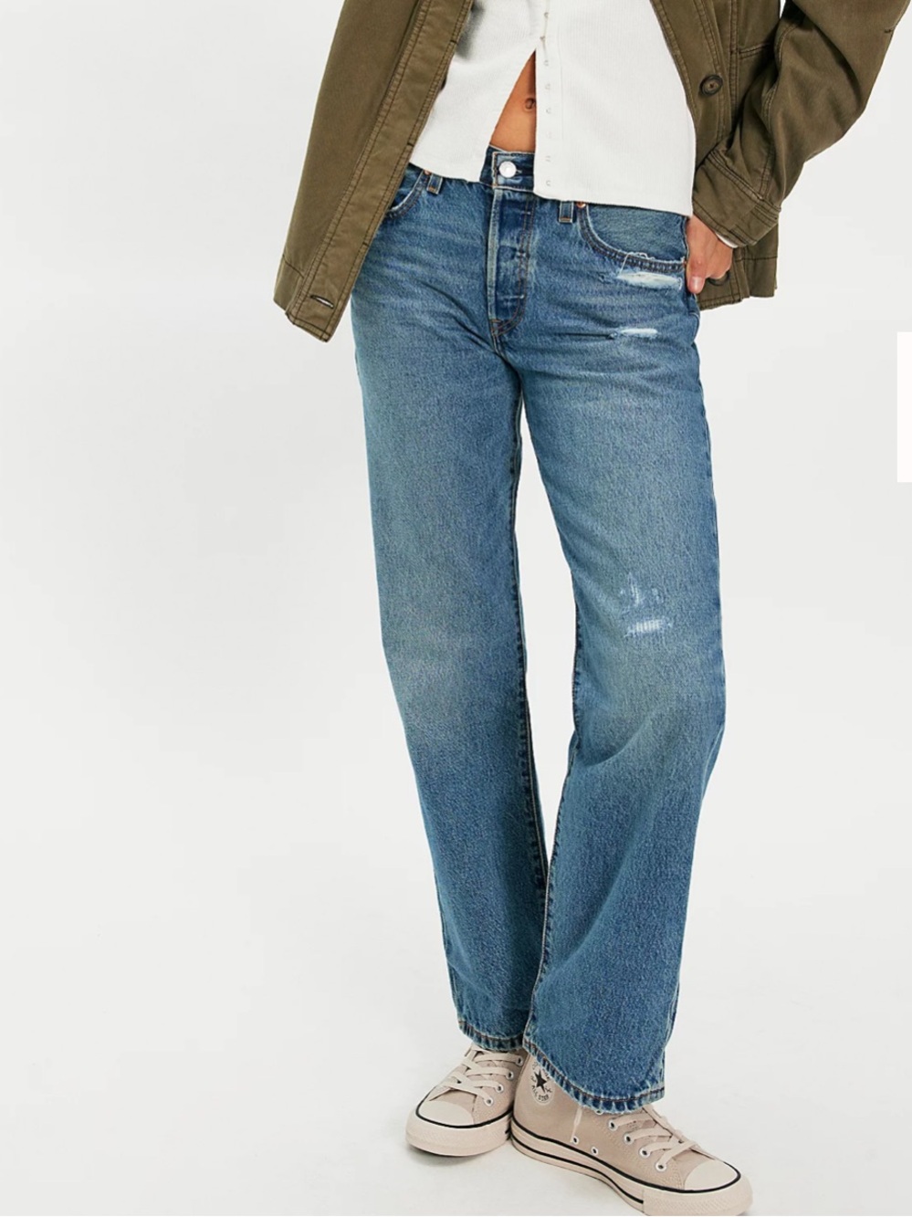 Levi's 501 90’s Mid Rise Straight Leg Jeans